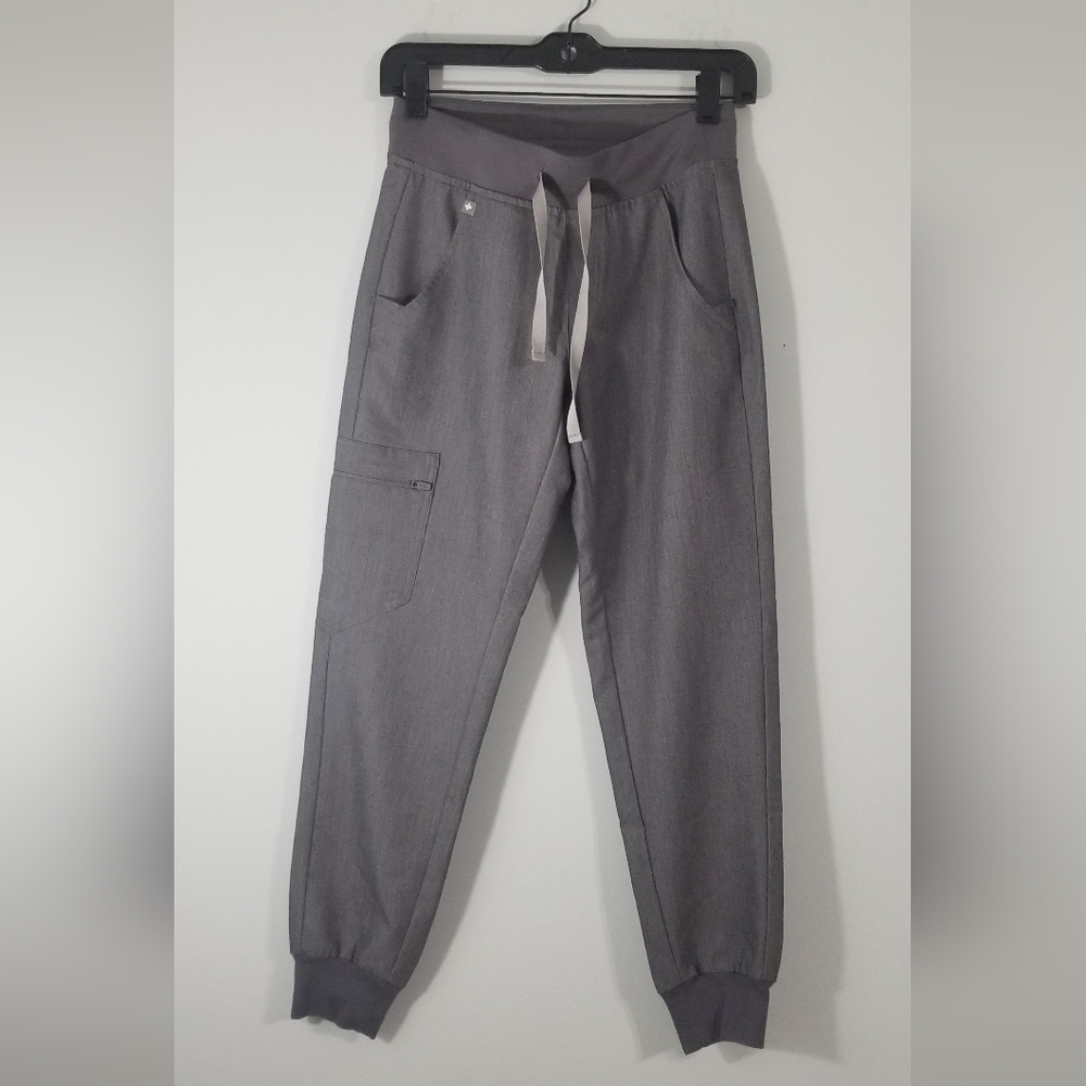 FIGS Technical Collection Nurse Drawstring Pants. Elastic Waist & Hem. Size XXS.